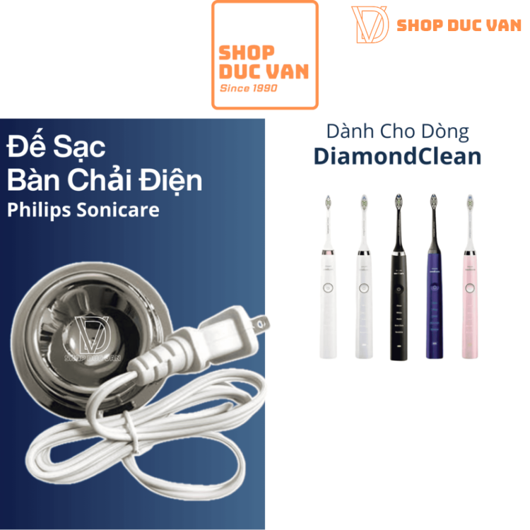 Đế Sạc Philips Sonicare Chính Hãng Dành Cho Dòng Bàn Chải Điện Philips Sonicare Diamondclean HX9303 HX9313 HX9312 HX9322 HX9330