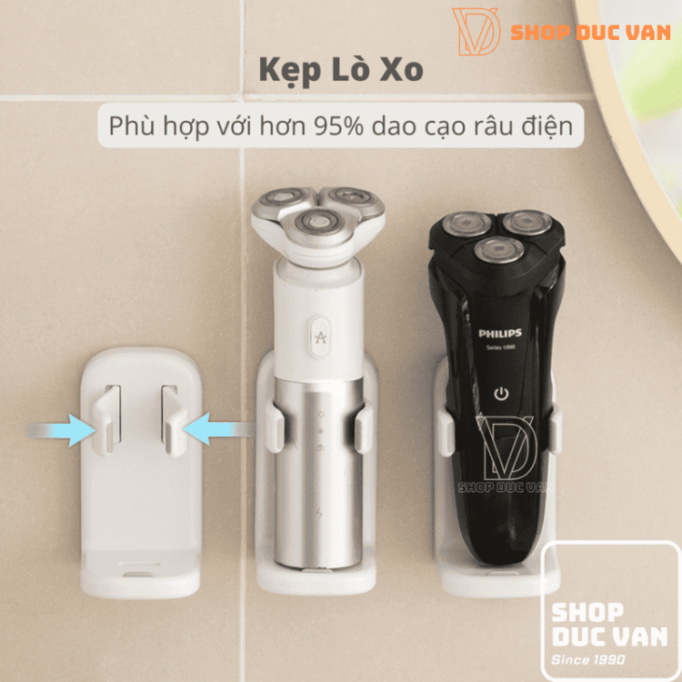 Giá Đỡ Máy Cạo Râu Gắn Tường Nhà Tắm Tiện Dụng Nhựa Cao Cấp
