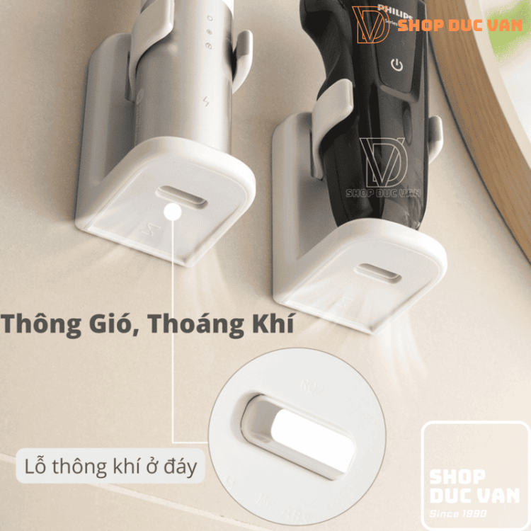 Giá Đỡ Máy Cạo Râu Gắn Tường Nhà Tắm Tiện Dụng Nhựa Cao Cấp