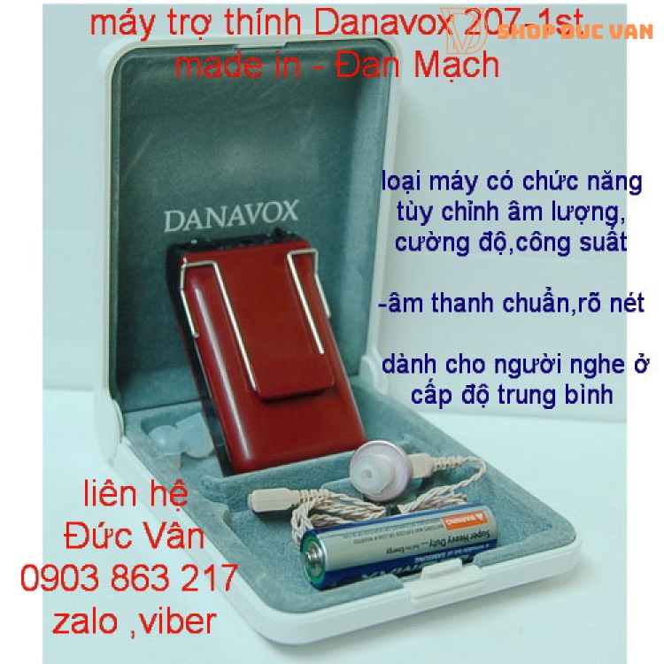 máy trợ thính có dây nghe Danavox 207-1st