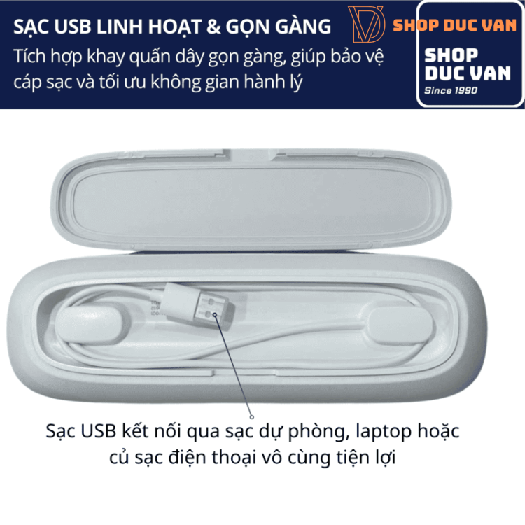 Hộp Sạc Du Lịch Philips Sonicare Tương Thích DiamondClean Smart HX9901 HX9903