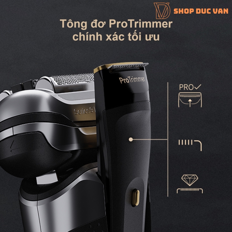 Máy Cạo Râu Braun Series 9 Pro+ 9575cc Kèm Cốc Sạc Rửa Vệ Sinh 6in1 