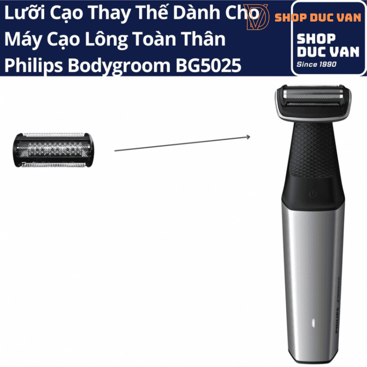 Đầu Lưới Cạo Thay Thế Philips Bodygroom Series 5000 Dùng Cho BG5025 BG5021 BG5020