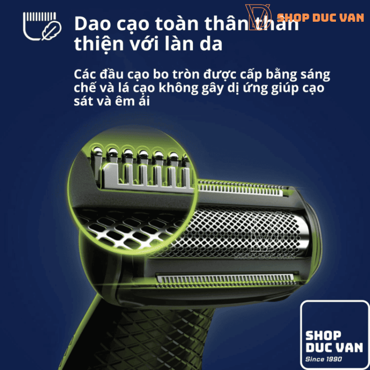 Đầu Lưới Cạo Philips Thay Thế Cho Máy Philips Bodygroom BG7040 BG7030 BG7020