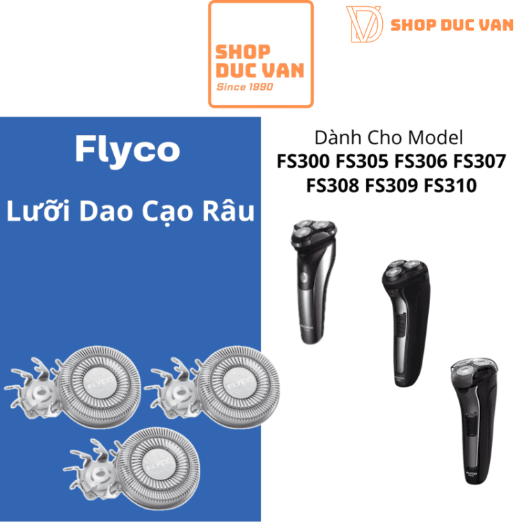 Lưỡi Máy Cạo Râu Flyco FR8 Thay Thế Cho Model FS300 FS305 FS306 FS308 FS309 FS310