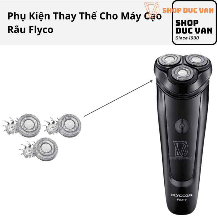 Lưỡi Dao Máy Cạo Râu FR8 Chính Hãng Thay Cho Dòng Máy Flyco FS311 FS312 FS313 FS316 FS317 FS318 FS319