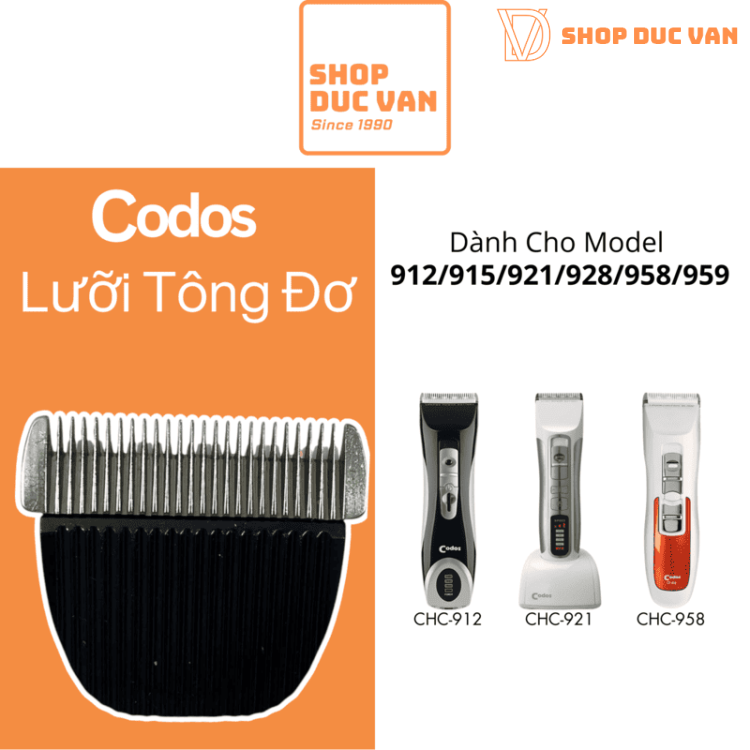 Lưỡi Tông Đơ Codos CHC-912 CHC-968 CHC-921 CHC-928 CHC-958 CHC-959