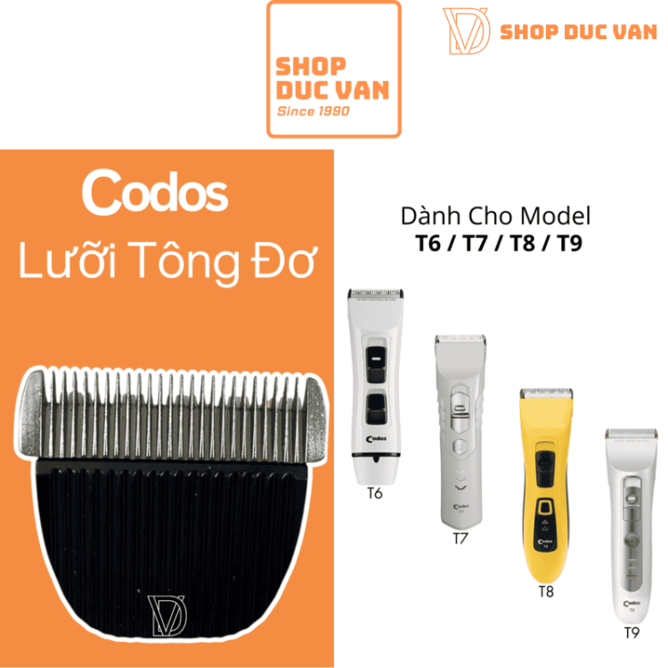 Lưỡi Tông Đơ Codos T6 T7 T8 T9