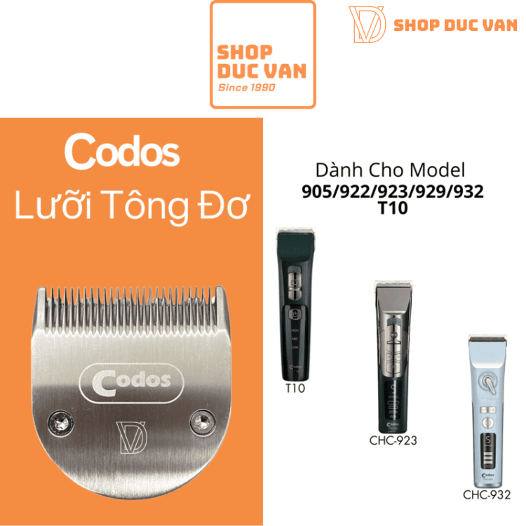 Lưỡi Tông Đơ Codos T10 CHC-905 CHC-922 CHC-923 CHC-929 CHC-932