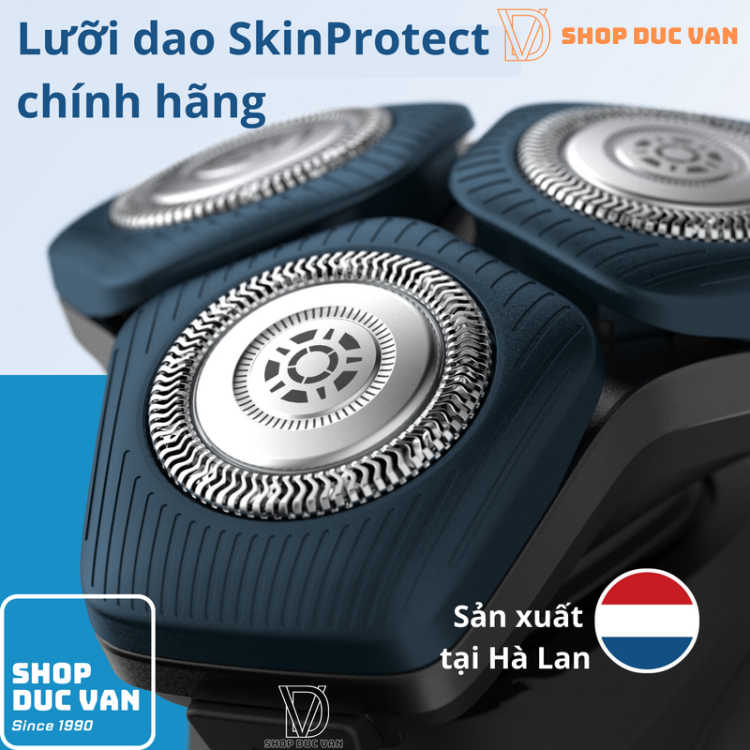 Bộ Lưỡi Dao Thay Thế Cho Máy Cạo Râu Philips Norelco Series 7000 Đầu Vuông 