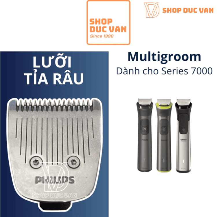 Lưỡi Tỉa Râu Dành Cho Tông Đơ Philips Norelco Multigroom Series 7000 MG7910 MG7750
