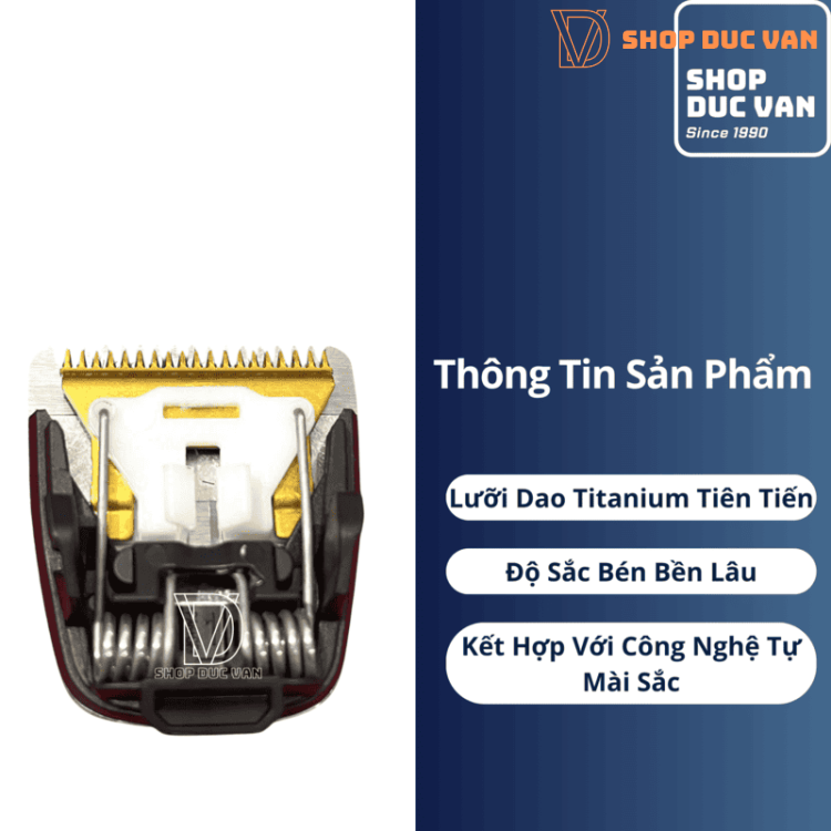Lưỡi Tỉa Râu Titanium Dành Cho Tông Đơ Philips Norelco Multigroom Series 9000 MG9470/40 MG9730/40