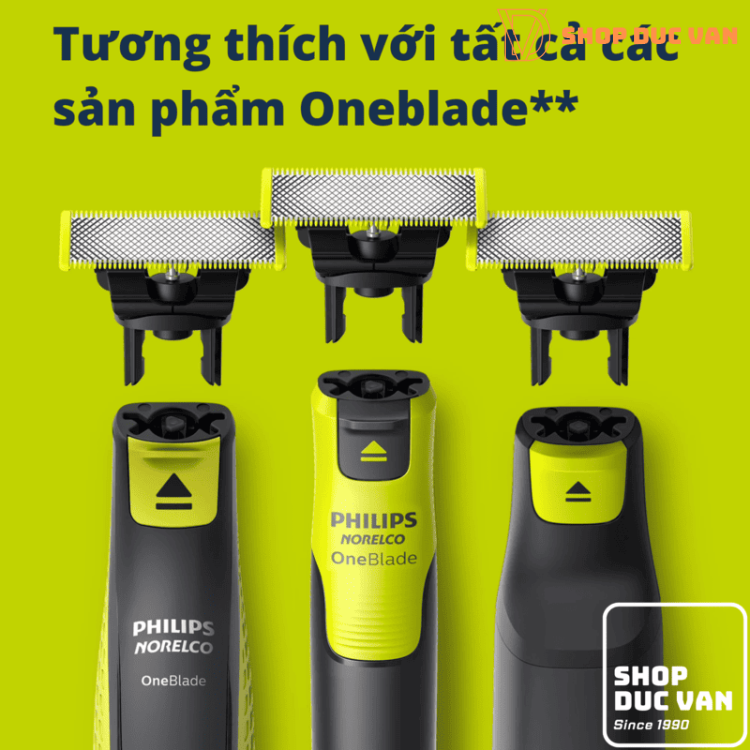 Philips Norelco OneBlade Replacement Blade for QP1424 QP2520 QP2530 Trims, Edges, and Shaves