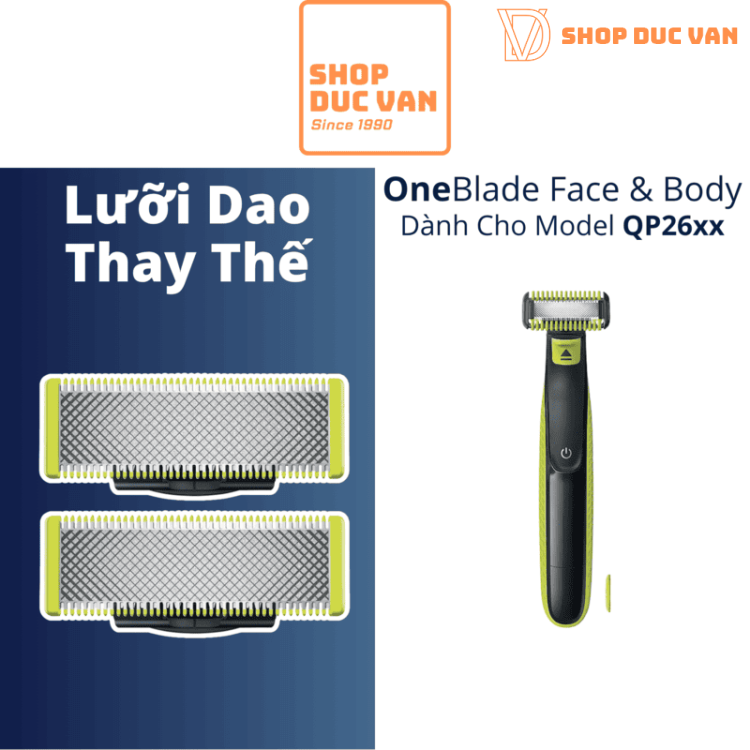 Lưỡi Cạo Thay Thế Philips OneBlade Cho Dòng Máy QP2620 QP2630-