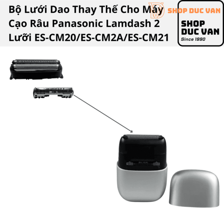 Replacement Outer Foil and Inner Blade Set for Panasonic Shavers ES-CM20 ES-CM2A ES-CM21 ES-CM2B