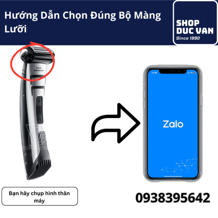 Lưỡi Thay Thế Philips Bodygroom BG2040 BG2039 Đầu Cạo Lông Toàn Thân Philips Series 7100