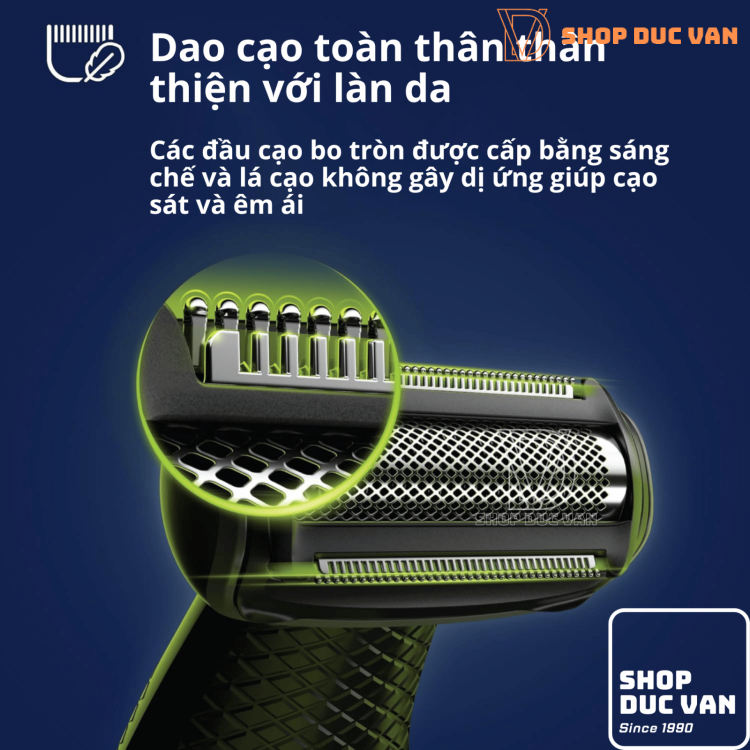 Đầu Lưỡi Cạo Thay Thế Dùng Cho Philips Click & Style YS521 YS523 YS524 XA525