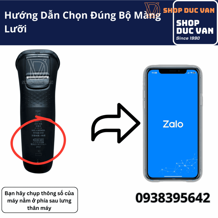 Bộ Lưỡi Cạo Thay Thế Philips Tương Thích Series 3000 Model S3608