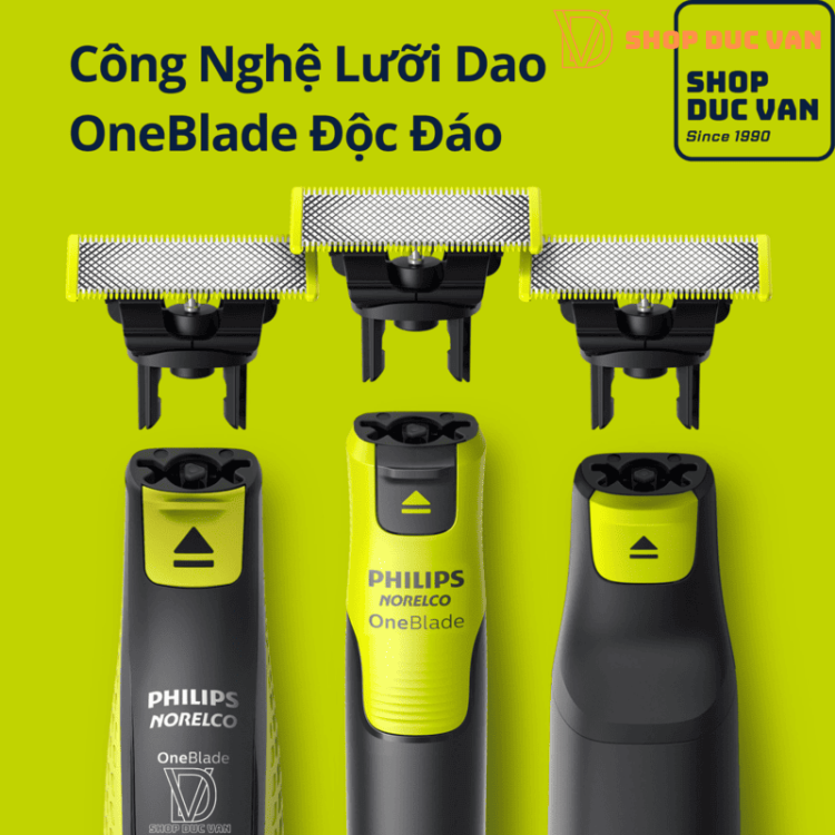 Lưỡi Dao Cạo Thay Thế Cho Philips OneBlade Face QP1424 QP2510 QP2511 QP2512 QP2520 QP2521 QP2522 QP2523 QP2525 QP2526 QP2530 QP2531 QP2532
