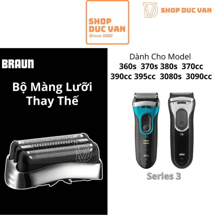 Braun 32S Replacement Shaver Head for Braun Series 3 Models 360s 370s 380s 370cc 390cc 395cc 3080s 3090cc