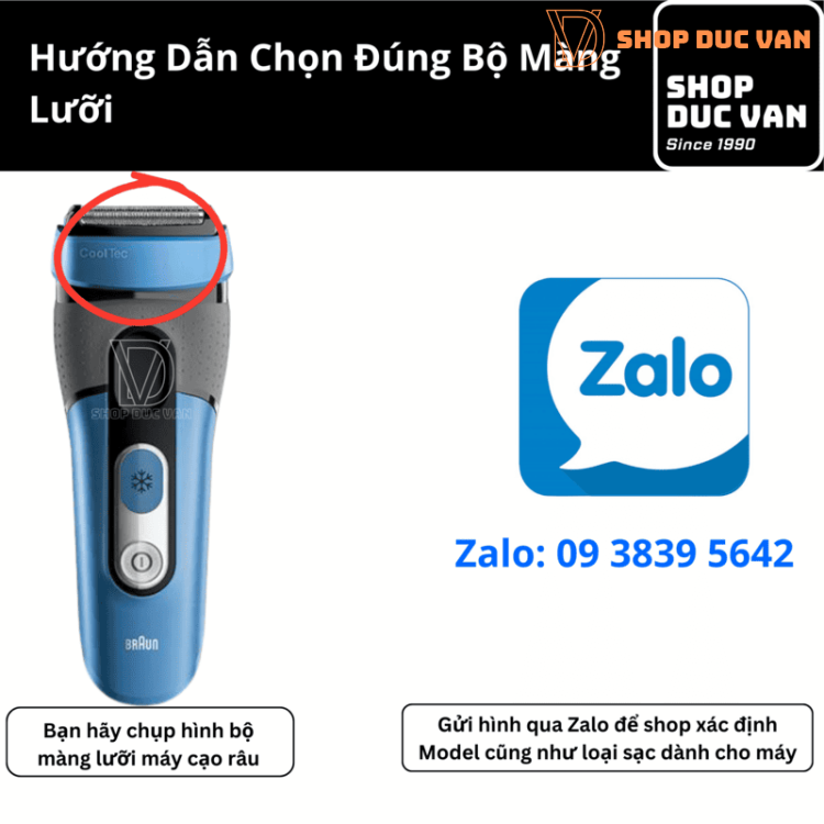 Braun 40B Replacement Head, Foil and Cutter Cassette for CoolTec Electric Shavers, Fits Models CT2s, CT4s, CT5cc, CT6cc
