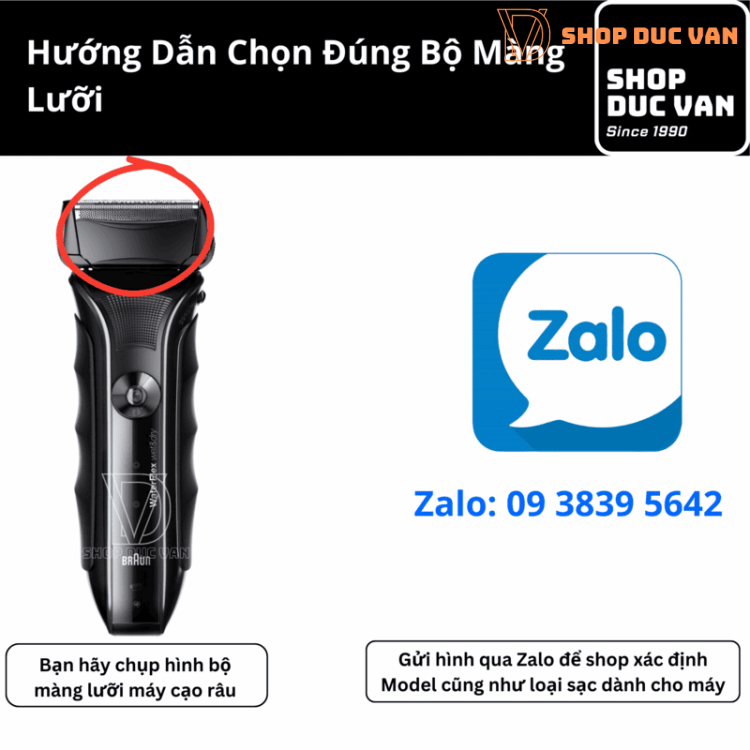 Shaver Foil & Cutter Head Replacement for Braun Series 5 Waterflex WF1s WF2s