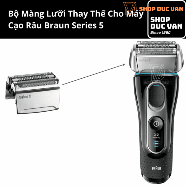 Đầu Thay Thế Braun Cho Máy Cạo Râu Braun Series 5 5050cc 5070cc 5090cc 5190cc 5195cc 5197cc