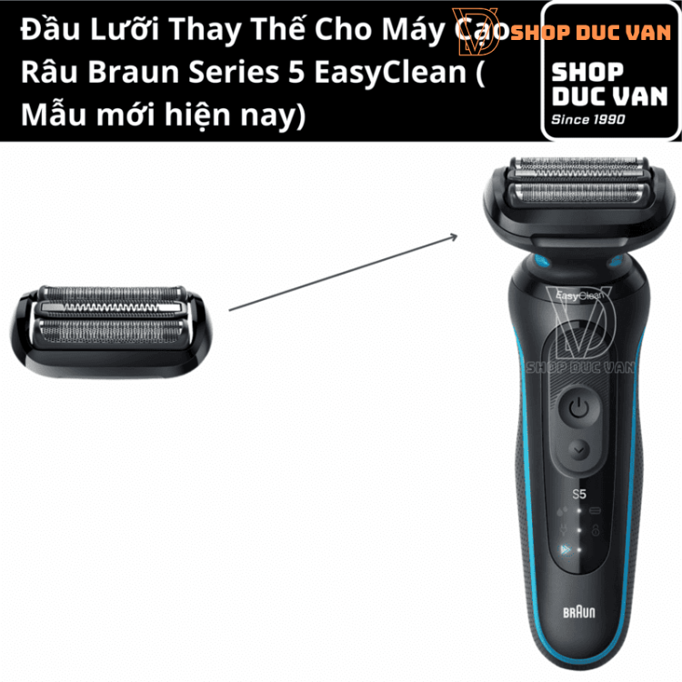 Lưỡi Cạo Braun 54B Cho Máy Braun Series 5 5018s 5020s 5035s 5049cs 5050cs 5118s 5120s 5150cs
