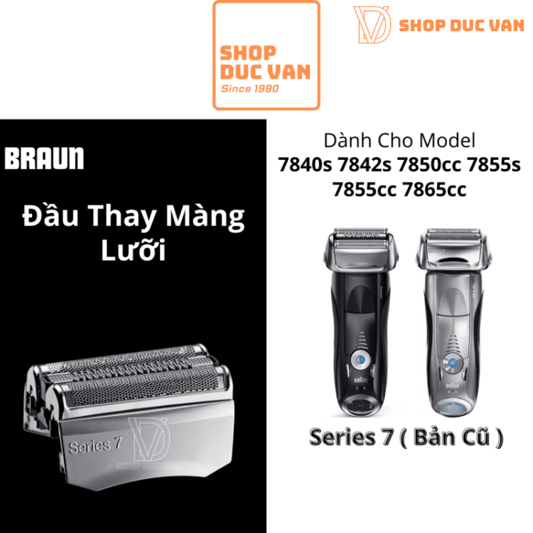 Đầu Cạo Râu Braun 70S Thay Thế Series 7 Model 720s 730s 740s 750cc 760cc 765cc 790cc 795cc 