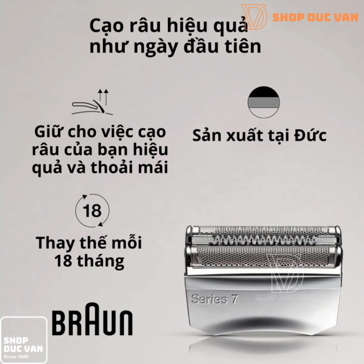 Đầu Cạo Râu Braun 70S Thay Thế Series 7 Model 720s 730s 740s 750cc 760cc 765cc 790cc 795cc 