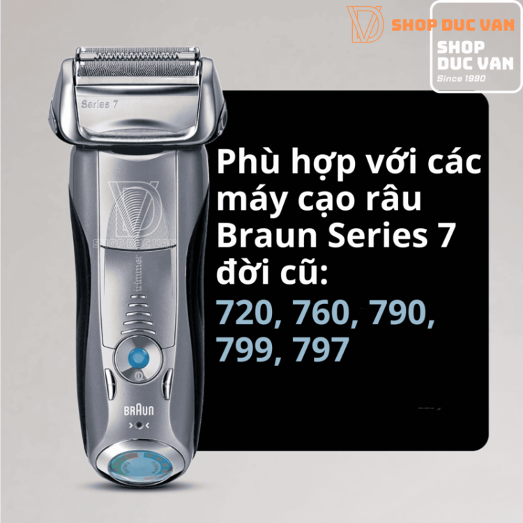 Đầu Cạo Râu Braun 70S Thay Thế Series 7 Model 720s 730s 740s 750cc 760cc 765cc 790cc 795cc 