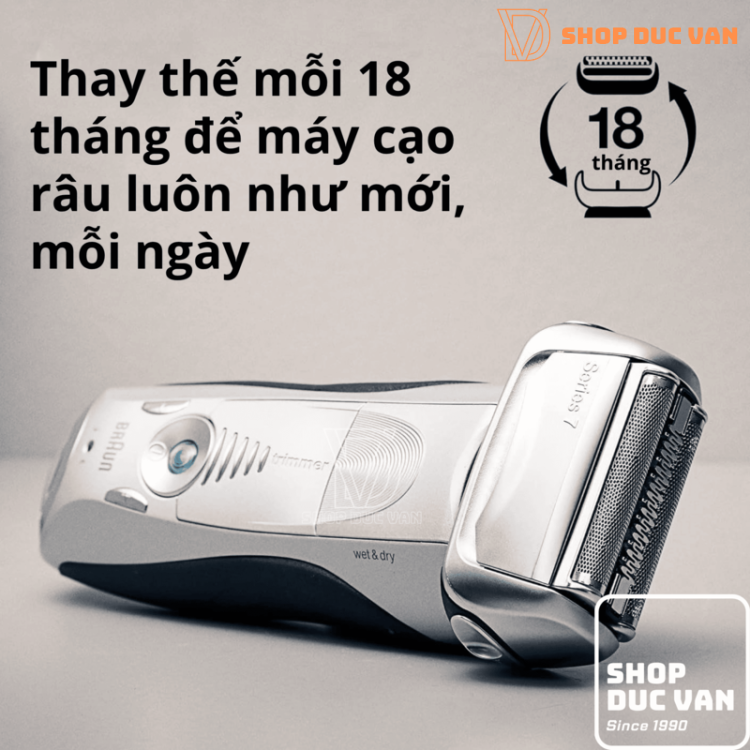 Đầu Cạo Râu Braun 70S Thay Thế Series 7 Model 720s 730s 740s 750cc 760cc 765cc 790cc 795cc 
