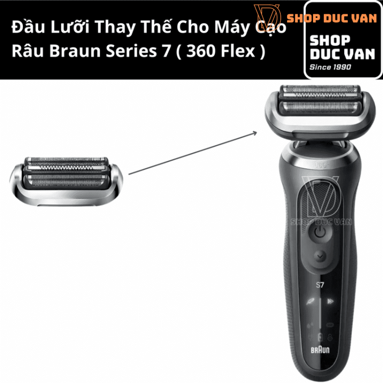 Đầu Cạo Braun 74S Thay Thế Máy Cạo Râu Braun Series 7 7120s 7125s 7127cs 7171cc 7177cc 7175cc 