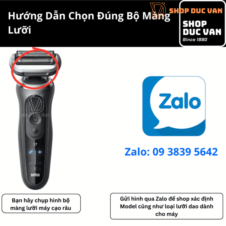 Đầu Cạo Braun 74S Thay Thế Máy Cạo Râu Braun Series 7 7120s 7125s 7127cs 7171cc 7177cc 7175cc 