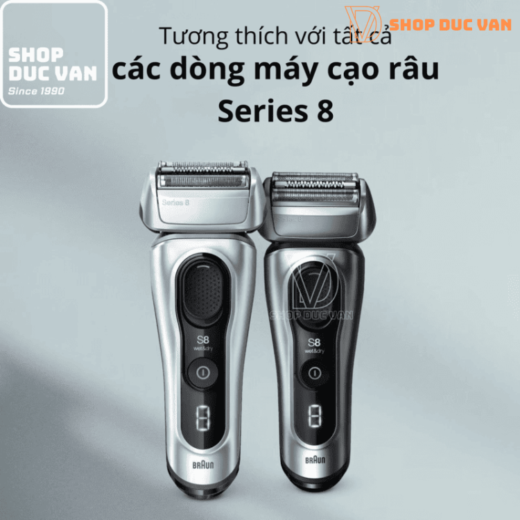 Đầu Cạo Thay Thế Braun 83M Chính Hãng Cho Máy Cạo Râu Series 8 8413s 8417s 8513s 8517s 8519s