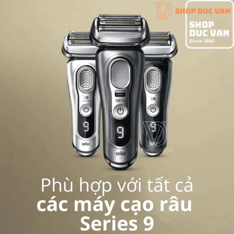 Đầu Cạo Braun 94M Thay Thế Series 9 Pro+ Dòng 9510s 9515s 9517s 9519s 9520s 9525s 9527s 9550s