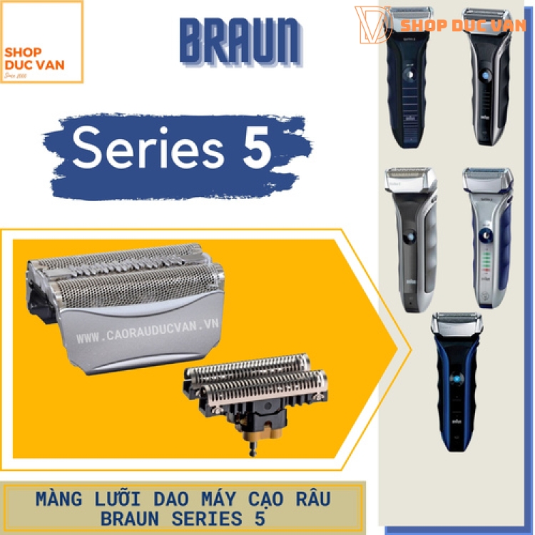 Màng Lưỡi Dao Máy Cạo Râu Braun Series 5 ContourPro 510 530s 540s 550s 560s 565s 570s 590s 550cc 560cc 565cc 570cc 590cc
