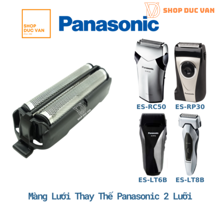 Màng Lưới Đầu Cạo Máy Cạo Râu Panasonic 2 Lưỡi ES-RC50 ES-RC60 ESRP30 ES-RP50 ES-RW35