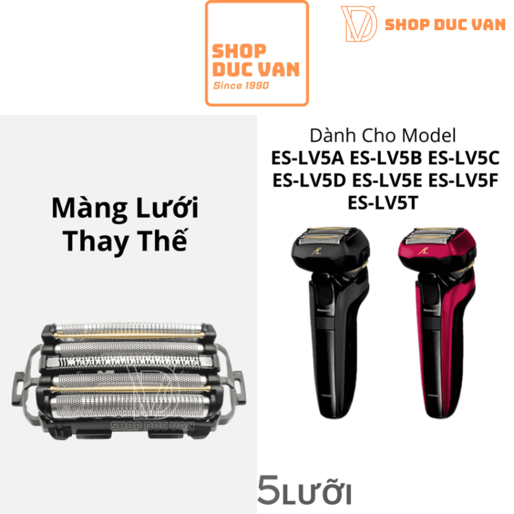 Màng Lưới Ngoài Thay Thế Panasonic Cho Máy Cạo Râu 5 Lưỡi ES-LV5A ES-LV5B ES-LV5C ES-LV5D ES-LV5E 