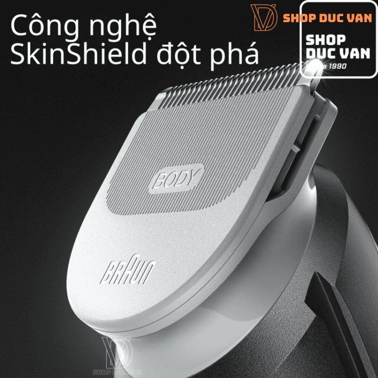 Máy Cạo Tỉa Lông Toàn Thân Braun BG5360 Series 5 Dành Cho Nam Công Nghệ SkinShield An Toàn