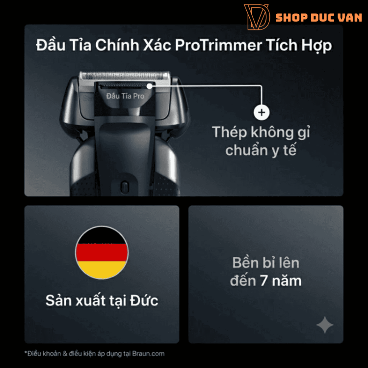Braun Series 8 8567cc Electric Shaver (Made in Germany) AutoSense Sensor & SmartCare Station
