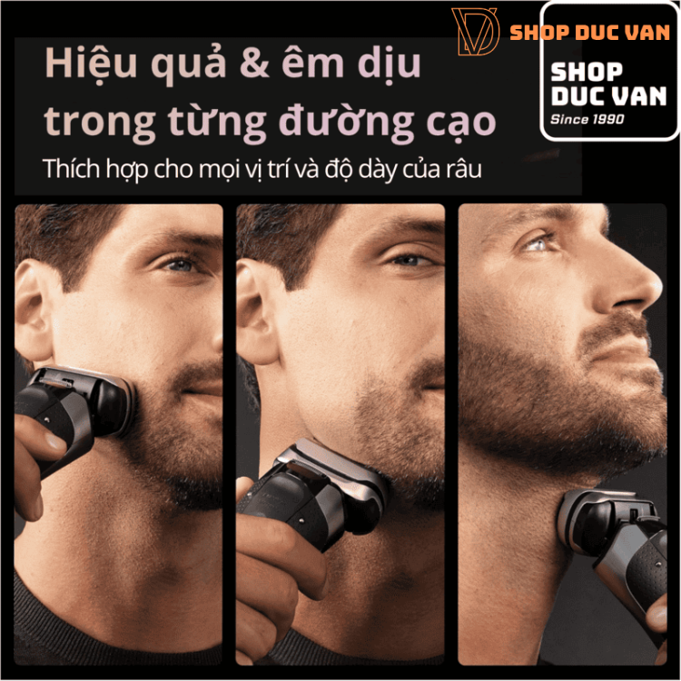 Máy Cạo Râu Braun Series 9 Pro+ 9599cc Cao Cấp Nhất, Kèm Hộp Sạc PowerCase & Trạm Làm Sạch SmartCare 6-in-1, Công Nghệ Sóng Âm AutoSense