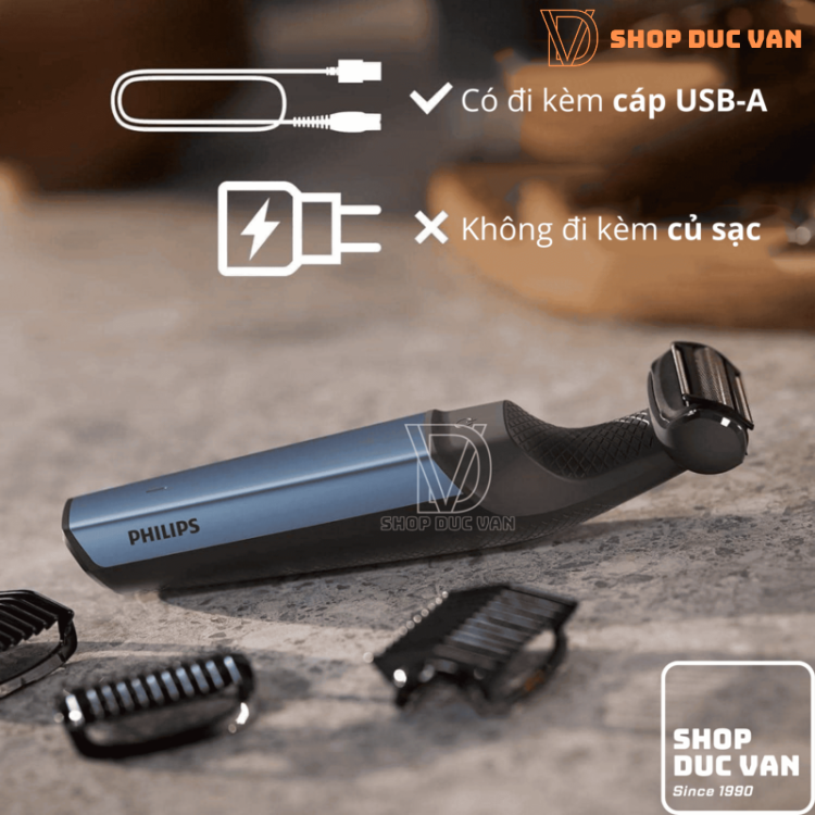 Máy Cạo Lông Toàn Thân Philips Bodygroom BG3027/03 Series 3000 Chống Nước 100%, An Toàn Cho Da Nhạy Cảm