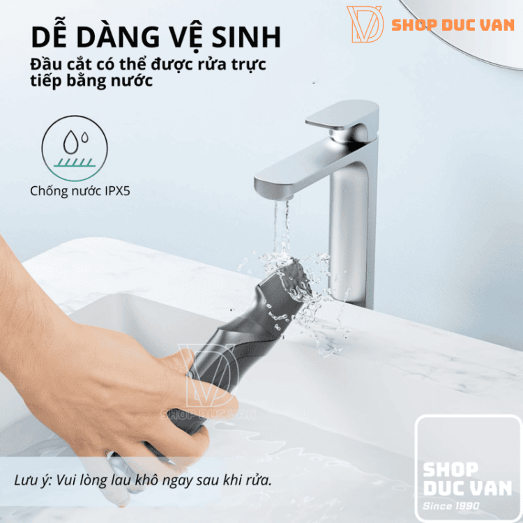 Máy Cạo Lông Toàn Thân Nam VGR V-603, Tỉa Lông Mũi, Lông Vùng Kín Chuyên Dụng, Chống Nước IPX5, Pin Trâu 180 Phút