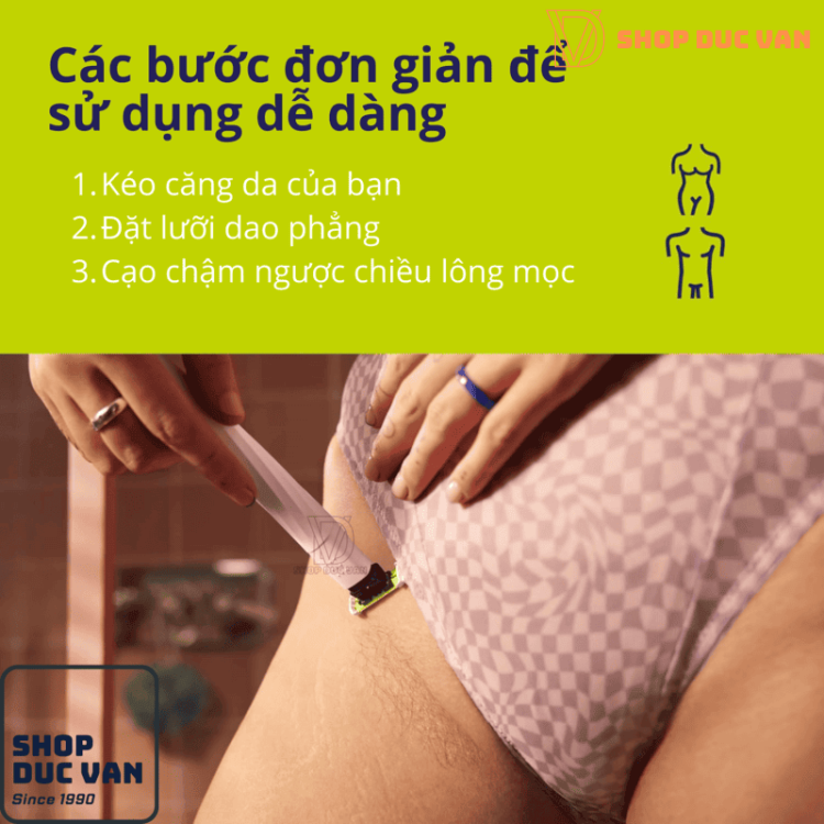 Máy Cạo Tỉa Lông Vùng Kín Philips OneBlade Intimate QP1924/70 An Toàn Cho Da Nhạy Cảm, Chống Nước, Chống Trầy Xước, Chống Kích Ứng Dành Cho Nam Và Nữ