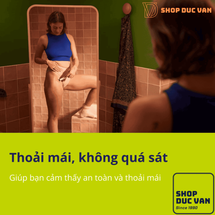 Máy Cạo Tỉa Lông Vùng Kín Philips OneBlade Intimate QP1924/70 An Toàn Cho Da Nhạy Cảm, Chống Nước, Chống Trầy Xước, Chống Kích Ứng Dành Cho Nam Và Nữ