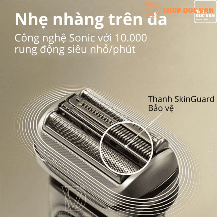 Máy Cạo Râu Braun Series 9 Pro 9477cc Với Hộp Sạc Di Động PowerCase Và Cốc Sạc SmartCare 5-In-1