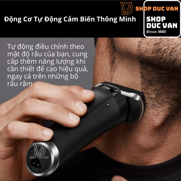 Máy Cạo Râu Braun Series 9 Sport+ Đen 9320cc Kèm Cốc Sạc Rửa