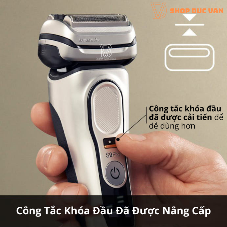 Máy Cạo Râu Braun Series 9 Pro 9450cc Kèm Cốc Sạc Rửa Vệ Sinh 4-In-1