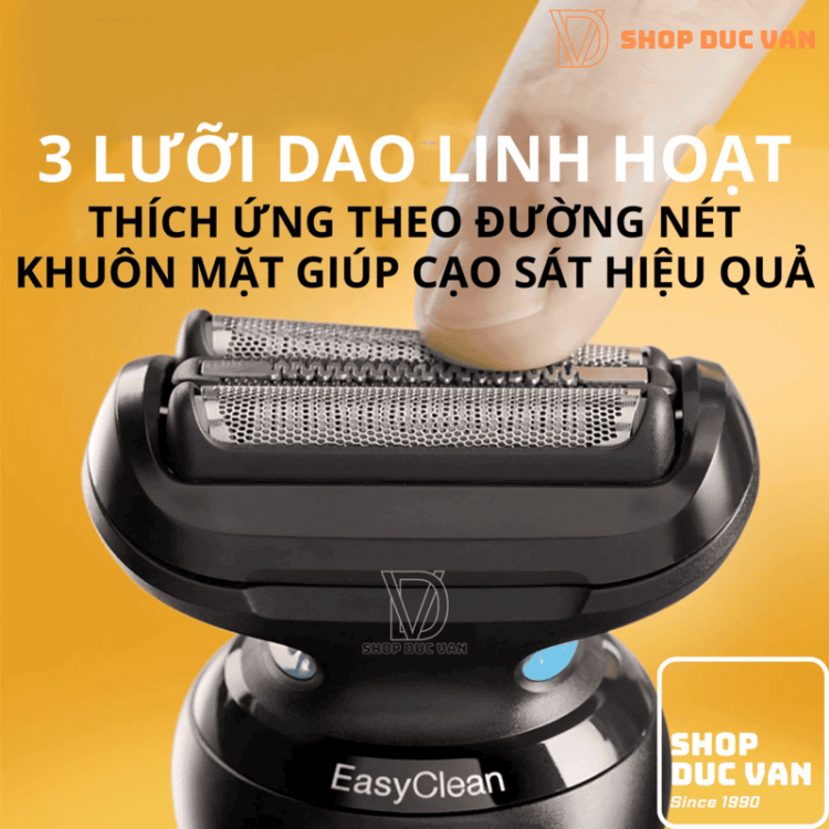 Máy Cạo Râu Braun Series 5 5118s Chống Nước Cạo Khô Và Ướt, Chế Độ Turbo Kèm Đầu Tỉa Chính Xác